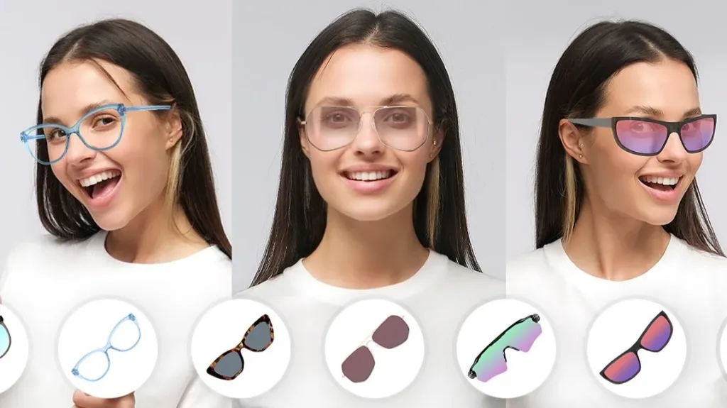 Perfect Corp.'s technology allows users to virtually try on glasses and makeup, among other things. / Photo: Perfect Corp.
