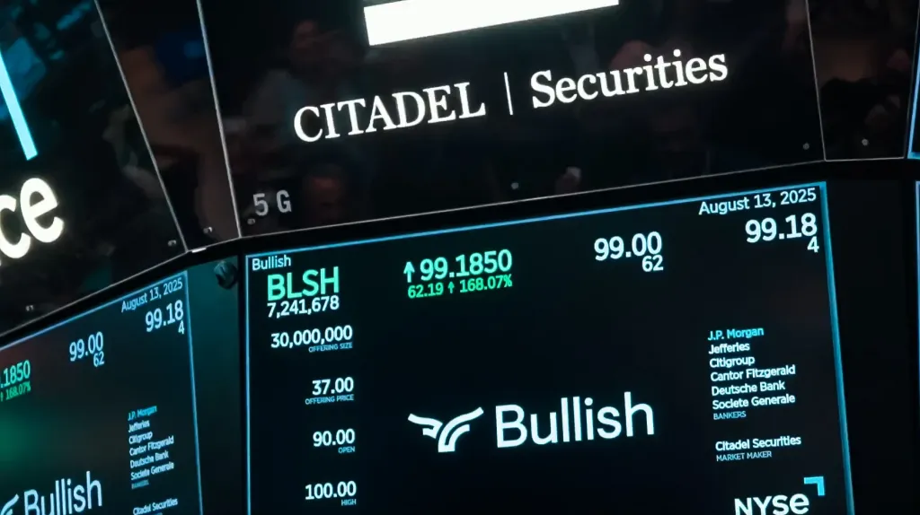 Deutsche Bank ждет роста акций криптобиржи Bullish на 40% / Фото: X / Bullish