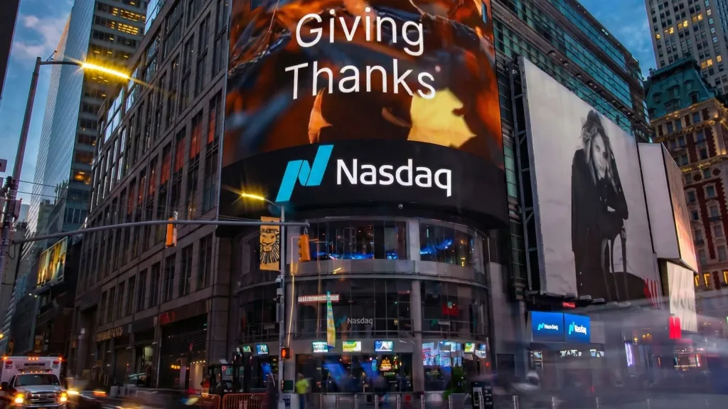 Сокращенная сессия после Дня благодарения в США традиционно характеризуется низкой ликвидностью и слабой торговой активностью / Фото: X/Nasdaq