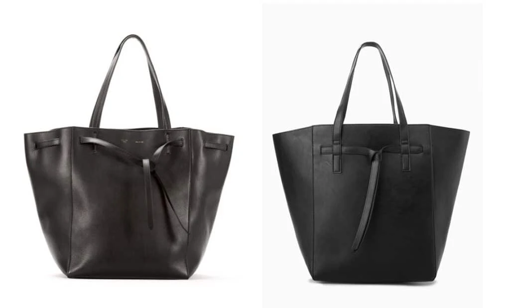 Слева - Céline, справа – Mango. Фото с сайта fashioncopycats.com