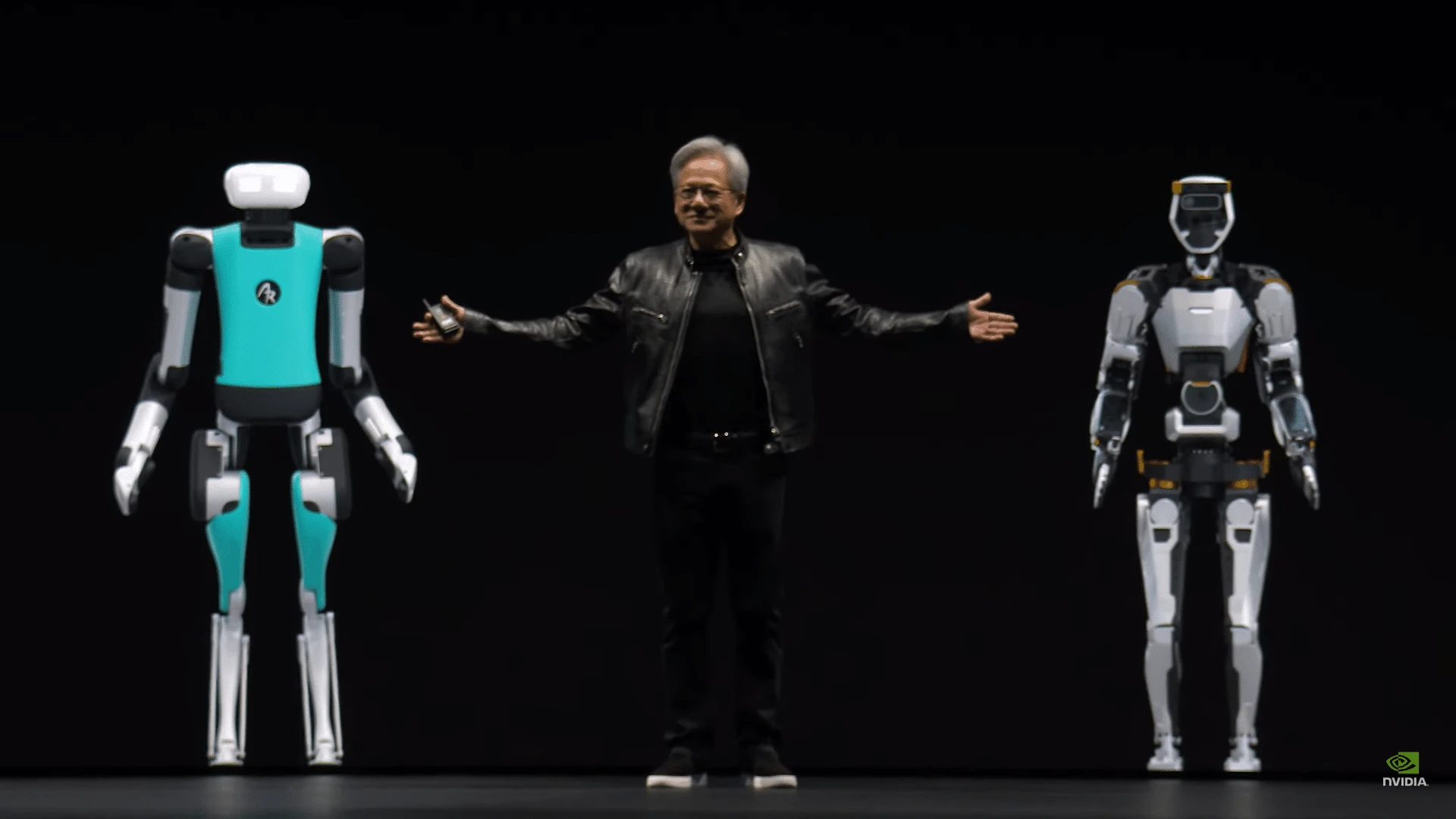 Стоимость акций Nvidia дошла до исторического максимума в $1007 / Стоп-кадр с презентации чипов Blackwell Nvidia