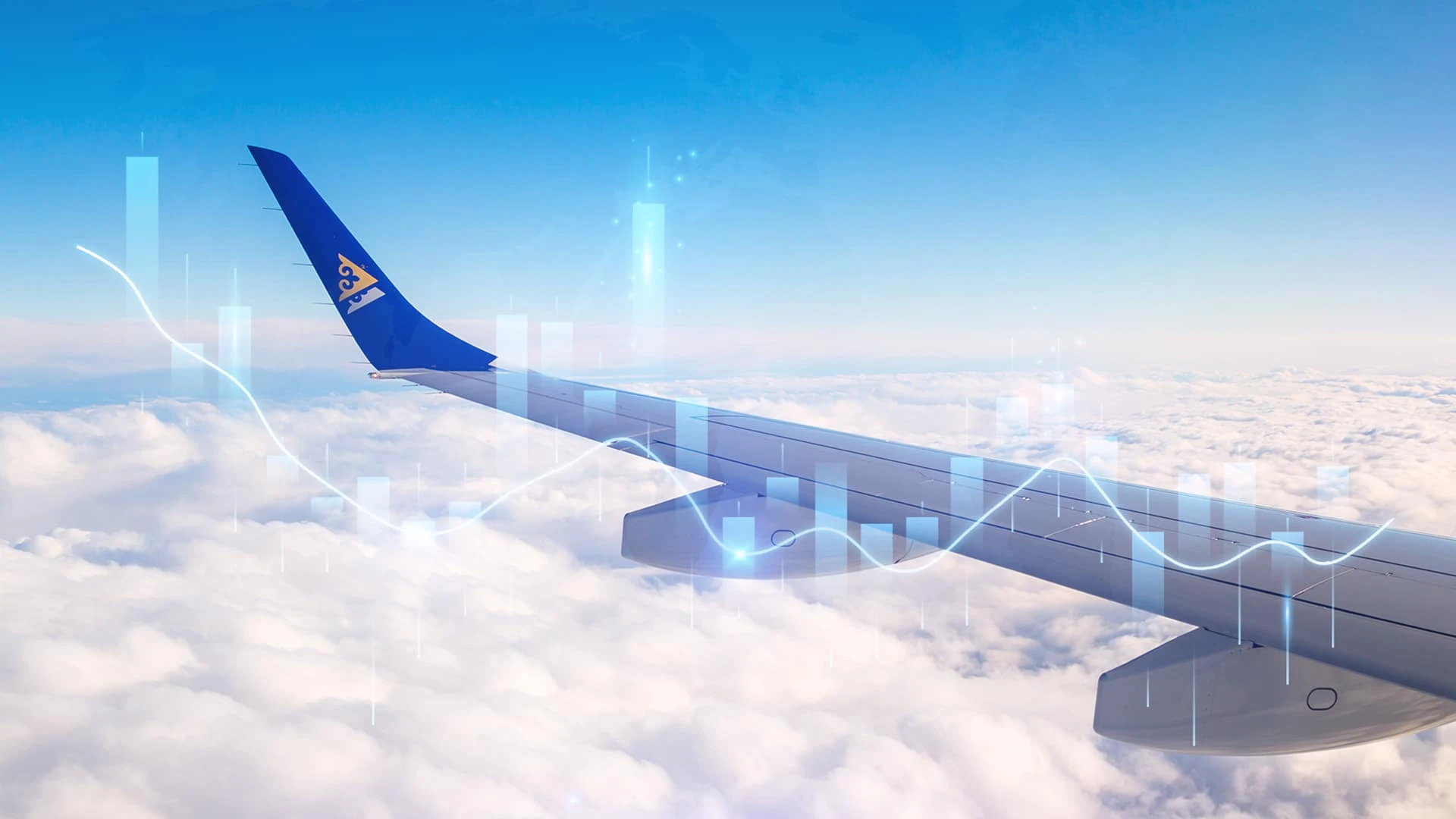 Котировки Air Astana снизились до прежнего уровня после роста на 10% / коллаж kursiv.media, бильд-редактор: Денис Андреев