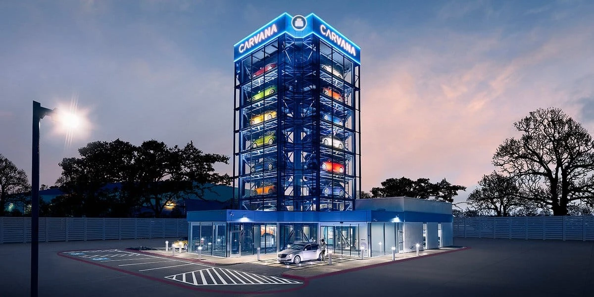 За год акции Carvana выросли более чем на 400% / Фото: X / Carvana