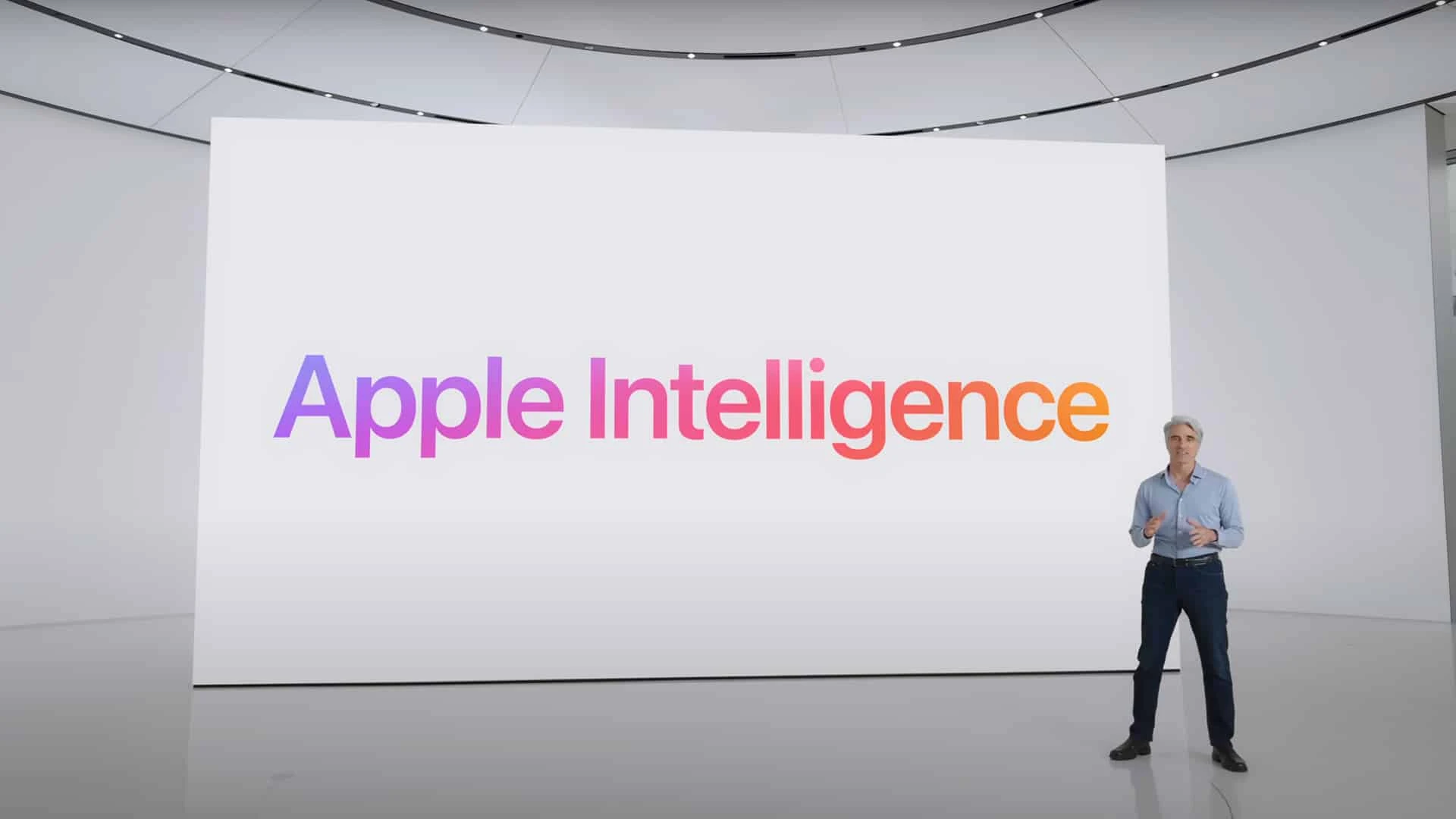 Apple представила свою версию искусственного интеллекта / Фото: кадр с презентации компании
