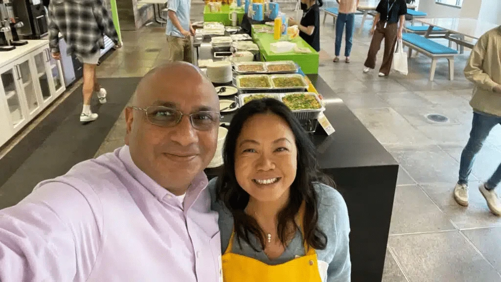 Malik Sadiq (left) will be in charge of DDCs development/ Photo: LinkedIn/Nona Lim