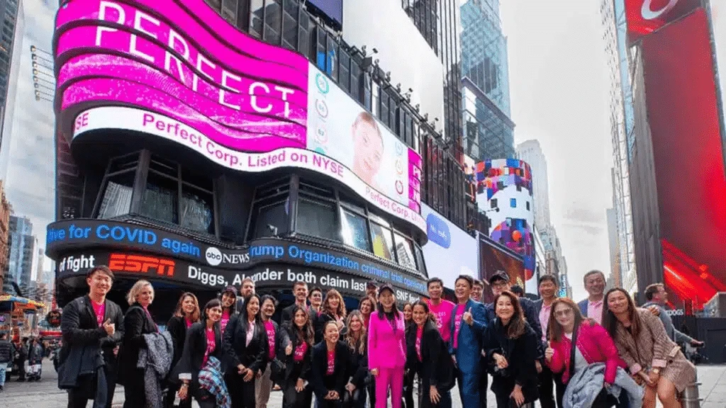 Perfect Corp went public on the New York Stock Exchange in November 2022 / Photo: Perfect Corp