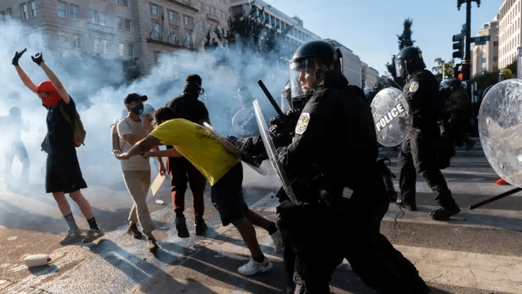 Byrna sees potential unrest following the US presidential election / Photo: AFP/Getty Images