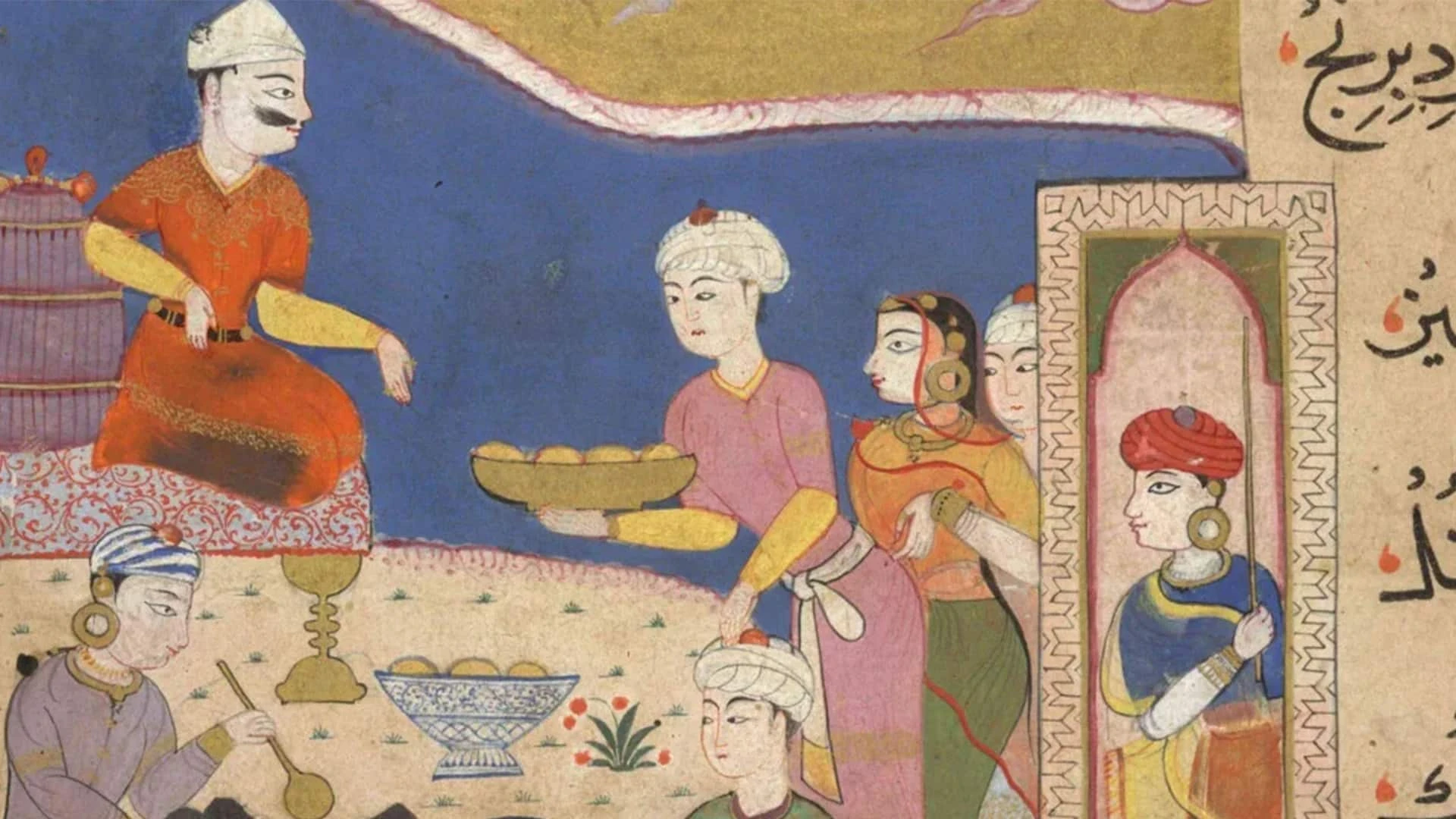 Приготовление пищи в средневековой Индии. Иллюстрация из «Книги наслаждений». 1495-1505 Фото: Wikimedia commons