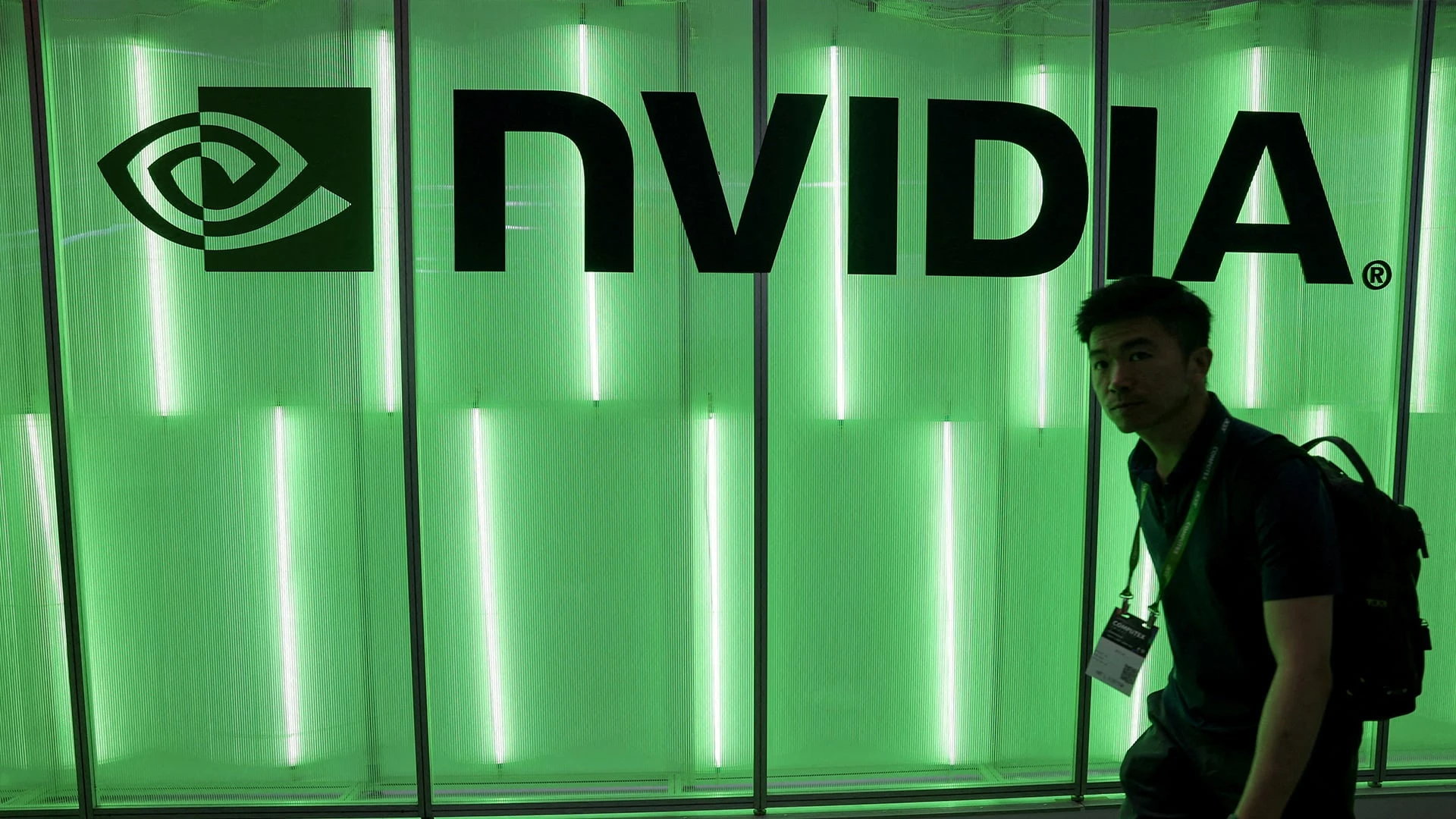 Логотип Nvidia на выставке Computex в Тайбэе, июнь 2024 года / Фото: REUTERS/Ann Wang