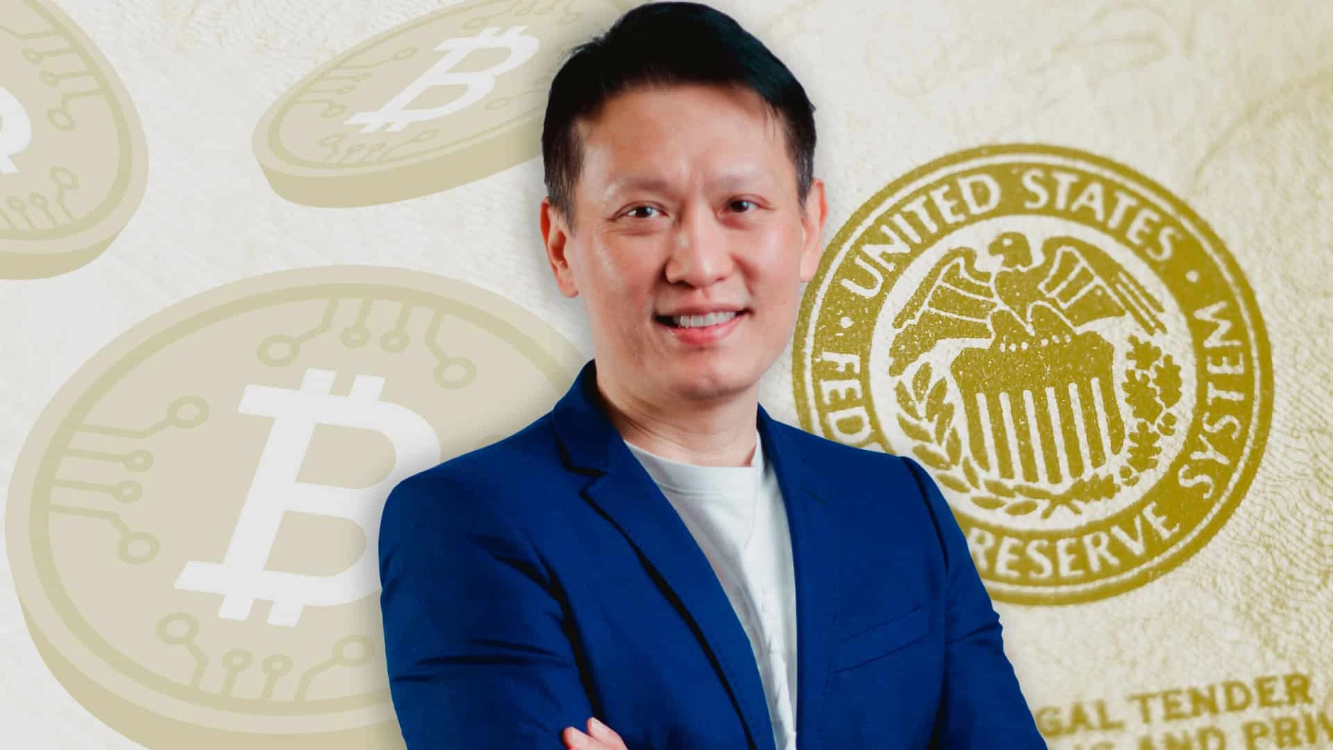 СЕО Binance прокомментировал предстоящее снижение процентной ставки ФРС / Коллаж: kursiv.media, бильд-редактор: Аружан Махсотова