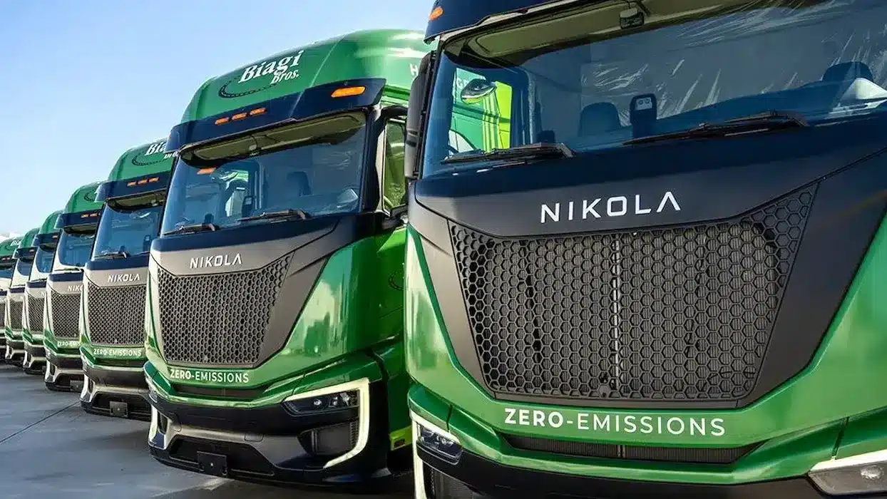 Nikola продала рекордное количество грузовиков с водородными топливными элементами в третьем квартале 2024 / Фото: Nikola