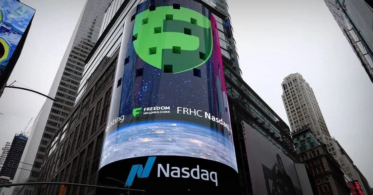 Акции Freedom Holding стоят сейчас почти на 690% дороже, чем пять лет назад во время дебюта на бирже Nasdaq / Фото: Facebook / Freedom24