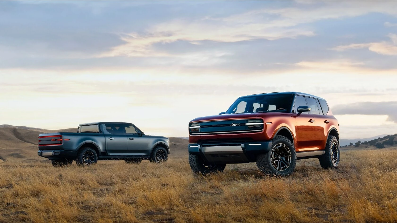 Volkswagen намерен применить программную архитектуру Rivian в своих электромобилях, в том числе в американском бренде Scout / Фото: Scout