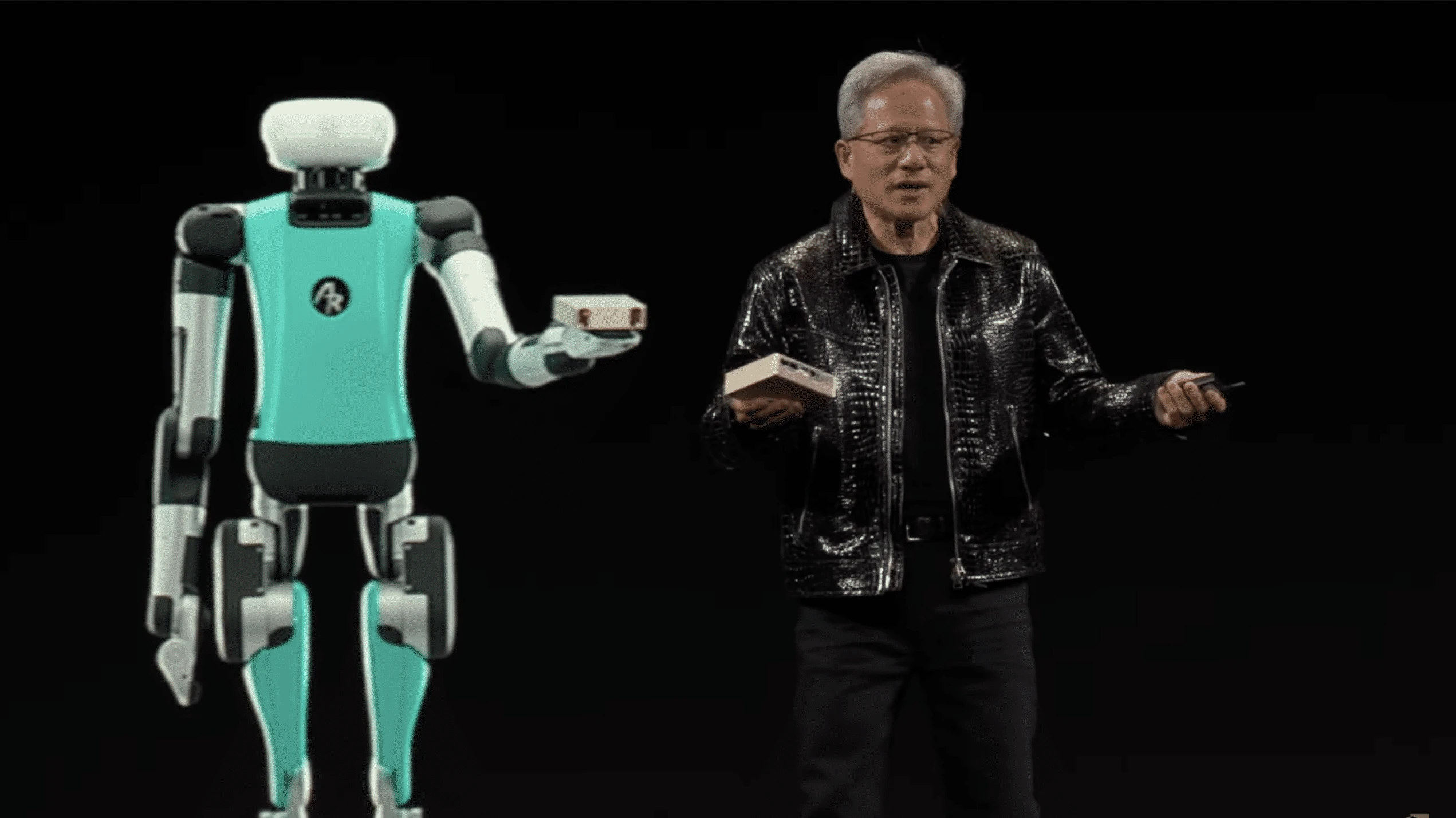 Nvidia хочет, чтобы ее продукция была центром будущего технологического мира с роботами и беспилотными автомобилями / Фото: скриншот YouTube/Nvidia