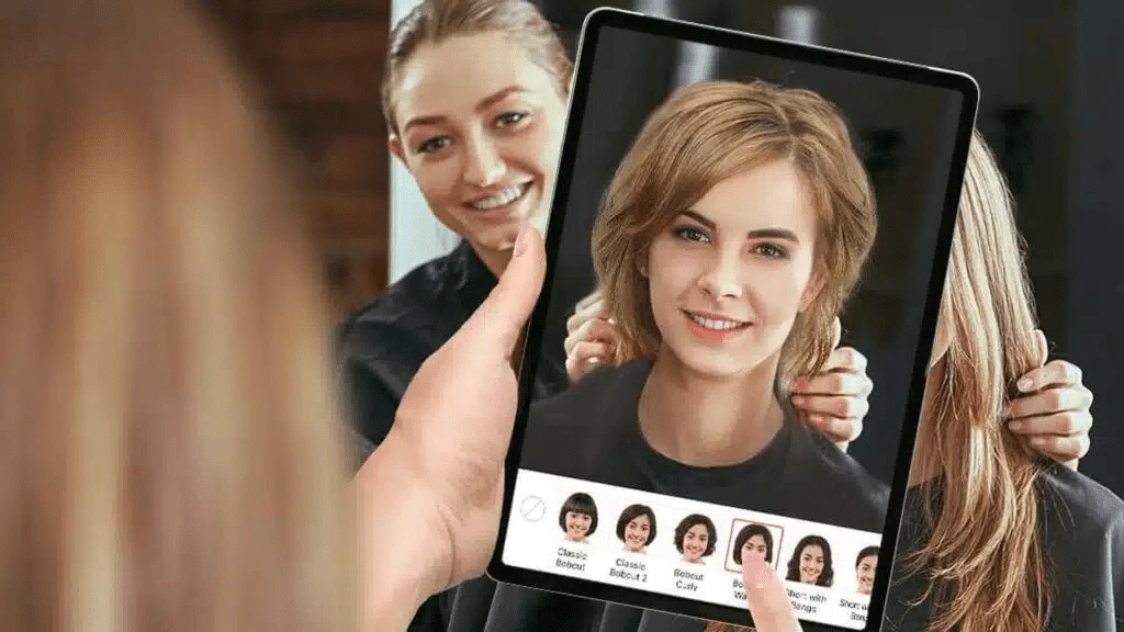 Perfect Corp.s technology allows users to virtually try on hairstyles, glasses, and makeup. / Photo: perfectcorp.com
