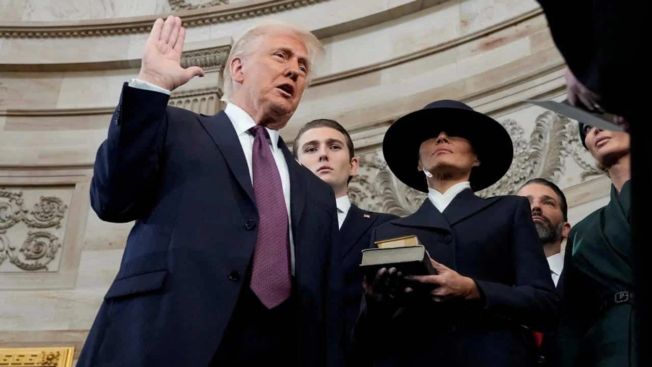 Дональд Трамп принес присягу и официально стал 47-м президентом США / Фото: Morry Gash/Pool via Reuters TPX Images of the Day