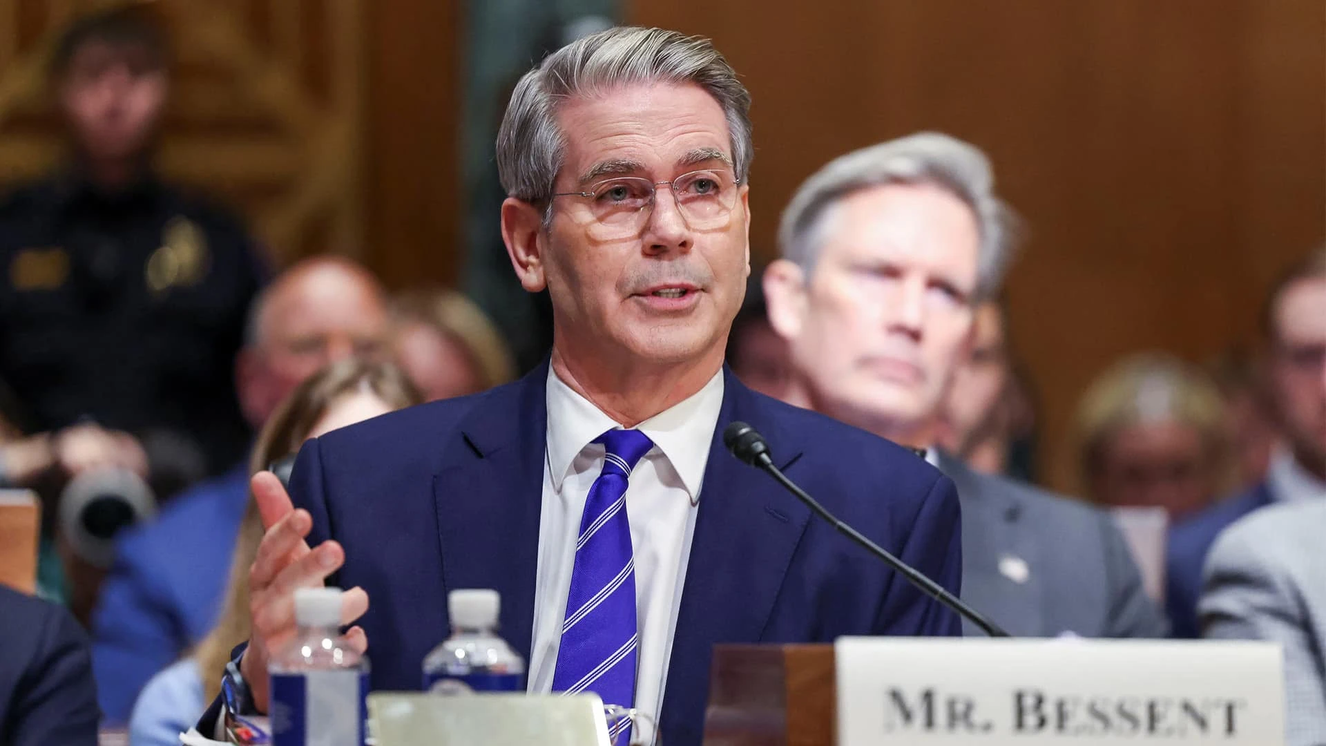 Скотт Бессент, которого Дональд Трамп выдвинул на пост главы министерства финансов США, назвал задачу повышения темпов экономического роста ключевой. Фото: REUTERS/Kevin Lamarque