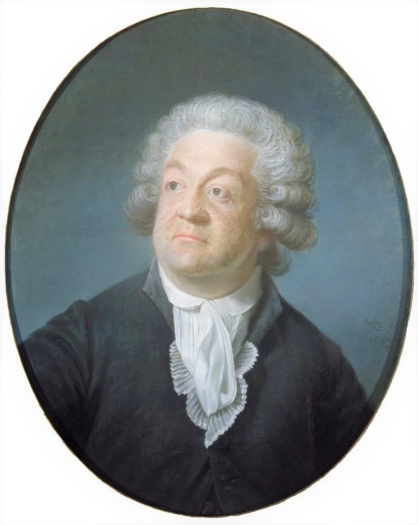 Портрет Оноре де Мирабо (1789 год). Художник Жозеф Бозе
