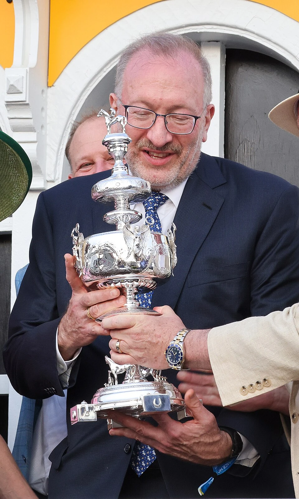 Seth Klarman receives an award at the 2022 Preakness Stakes. Photo: Maryland GovPics