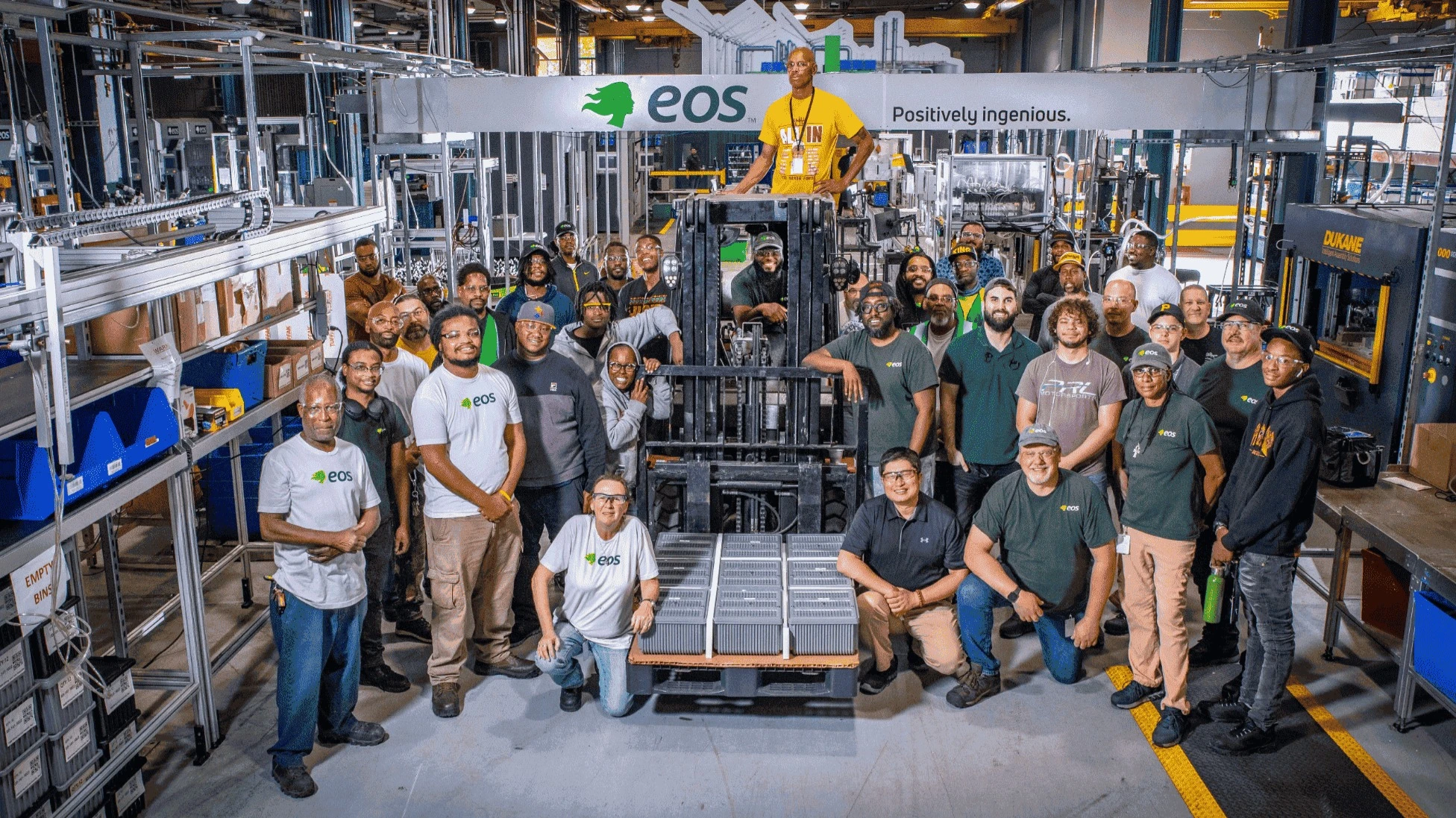 Производитель аккумуляторов Eos Energy рассчитывает увеличить выручку минимум в десять раз / Фото: X/EosEnergy