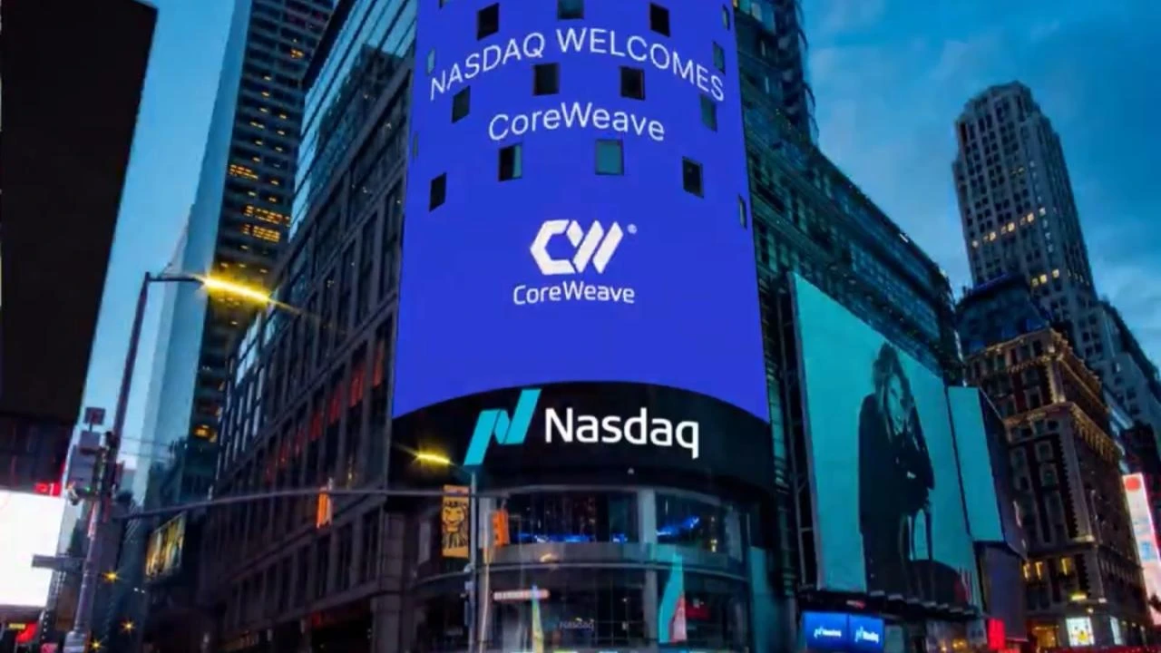 Аналитики ожидают, что выручка CoreWeave в этом году может более чем удвоиться / Фото: X/Nasdaq