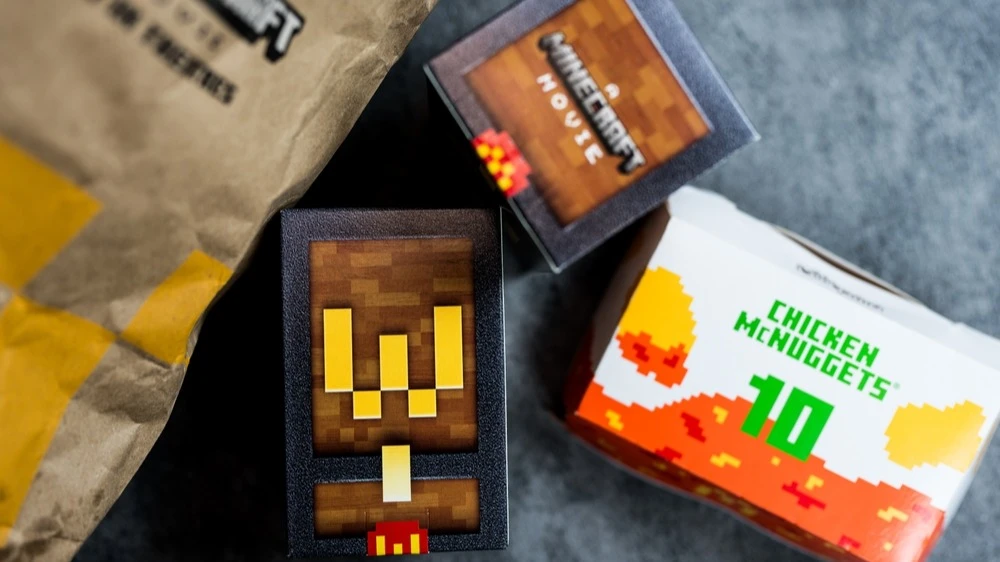 McDonalds sales are up after four disappointing quarters. What does this have to do with Minecraft?