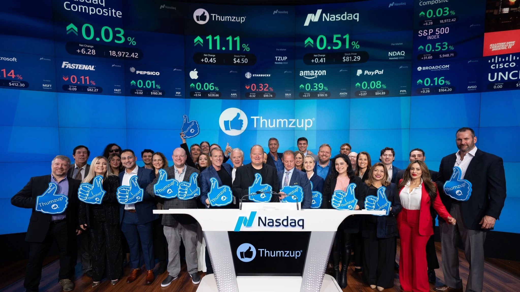 Котировки Thumzup рухнули после анонса новой сделки / Фото: Facebook / Thumzupmedia