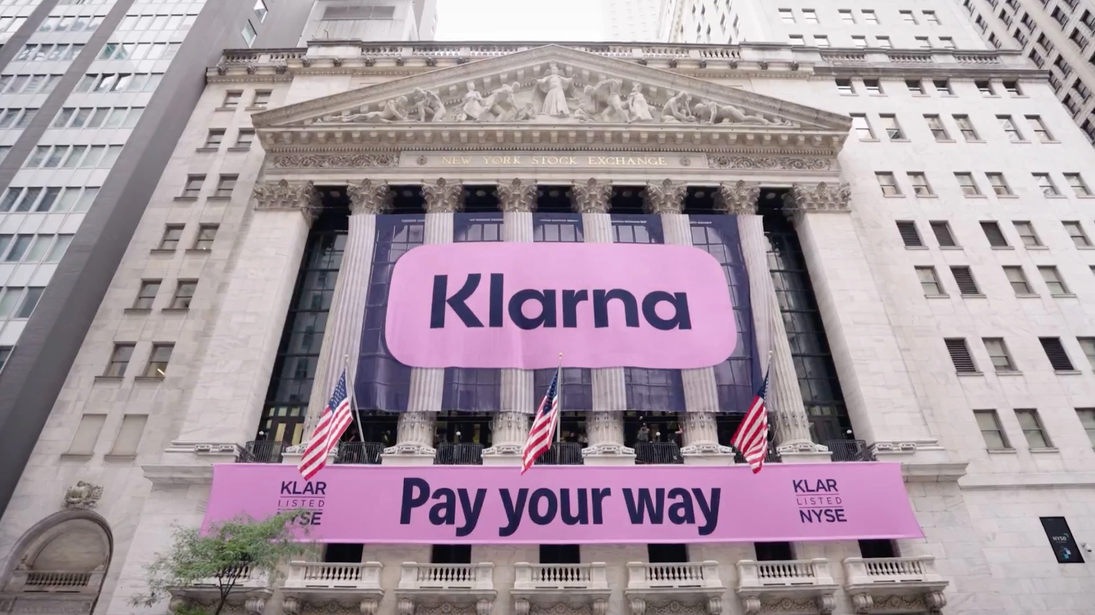 Акции Klarna выросли на 15% по итогам первого дня на бирже / Фото: X/NYSE