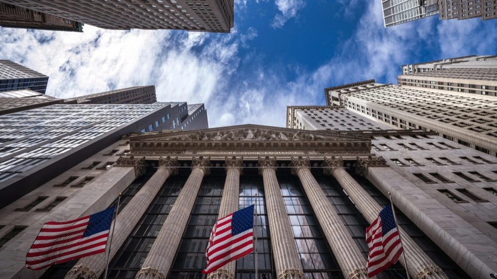 Stocks in the U.S. fell after trading opened on the first day of the government shutdown