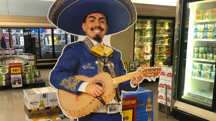 Depressed shoppers collapsed sales of beer maker Corona. Its shares rose