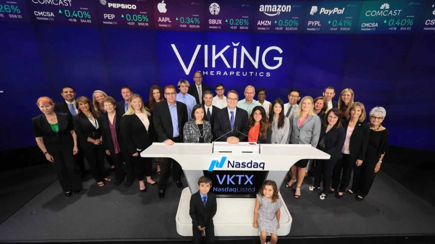 Аналитики советуют покупать акции небольшого разработчика лекарств от ожирения Viking Therapeutics / Фото: Facebook / Nasdaq