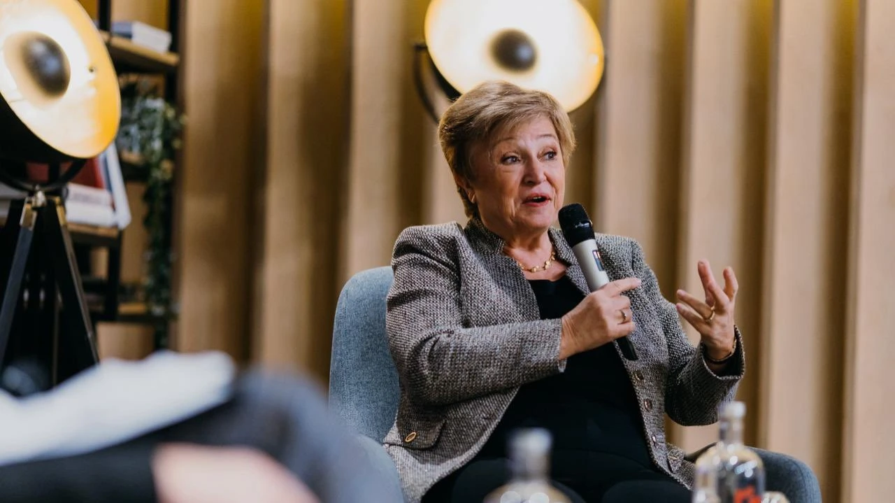 IMF chief Kristalina Georgieva called the dollars biggest drop since 2017 short-term fluctuations/ Photo: x.com/KGeorgieva