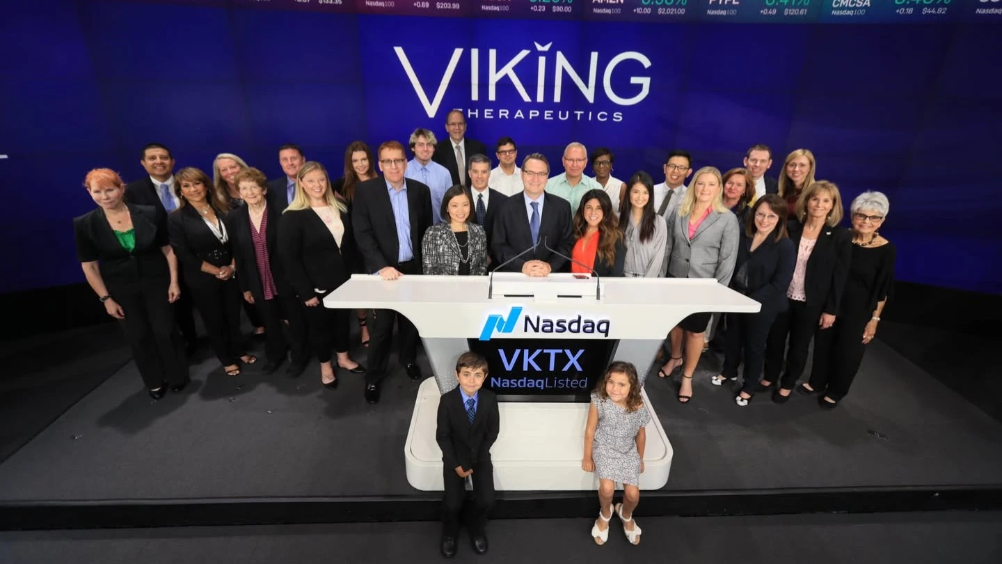 Аналитик Motley Fool посоветовал инвесторам присмотреться к акциям Viking Therapeutics / Фото: Facebook / Nasdaq