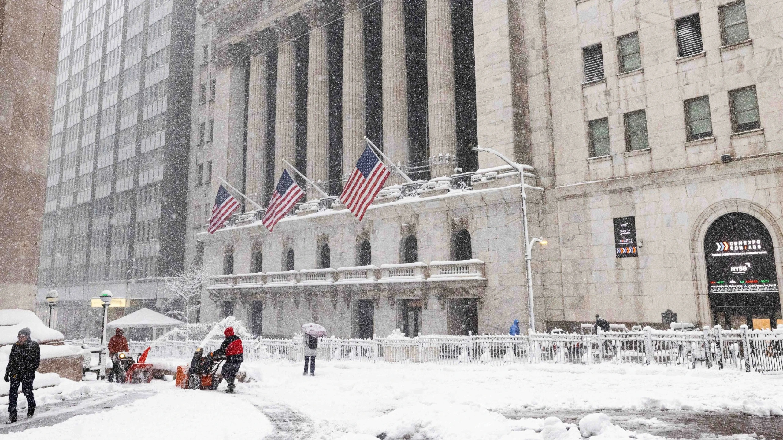 Уолл-стрит обеспокоена угрозой ИИ для традиционных бизнес-моделей / Фото: X / NYSE