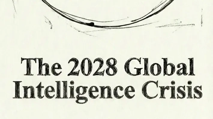 Аналитики попытались описать ближайшее будущее, в котором влияние ИИ на экономику оказалось не столь радужным, как ожидалось / Фото: Citrini Research