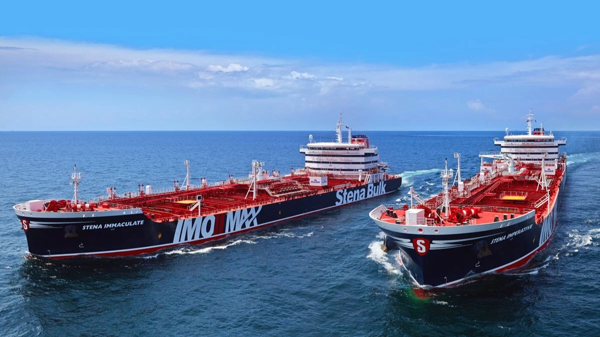 A US-flagged tanker was damaged in the port of Bahrain/ Photo: crowley.com