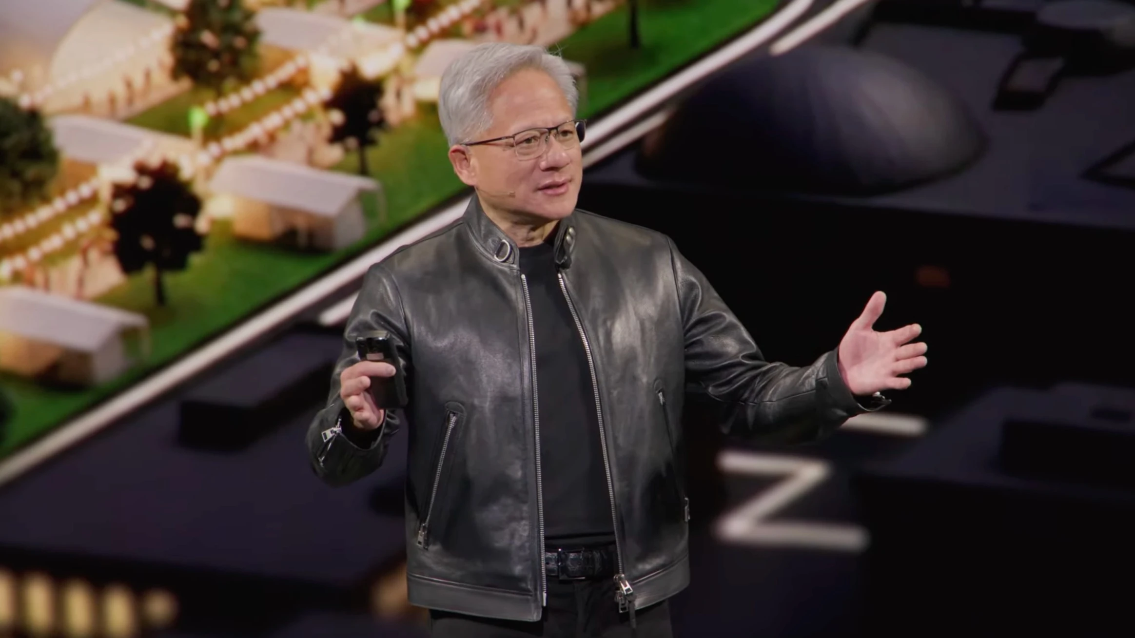 Гендиректор Nvidia Дженсен Хуанг на конференции GTC / Фото: Nvidia