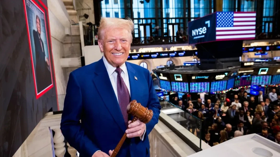 С начала второго президентского срока Дональда Трампа 9 из 10 лучших дней для  S&P 500 были вызваны деэскалацией, связанной либо с пошлинами, либо с Ираном / Фото: Facebook/NYSE