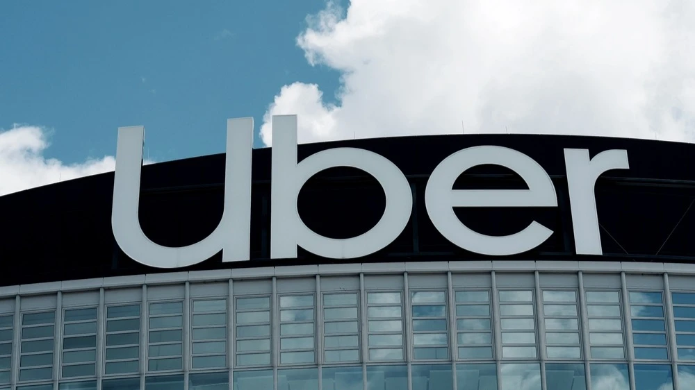 Shares of passenger transportation giant Uber are up 7%. Photo: nitpicker/Shutterstock