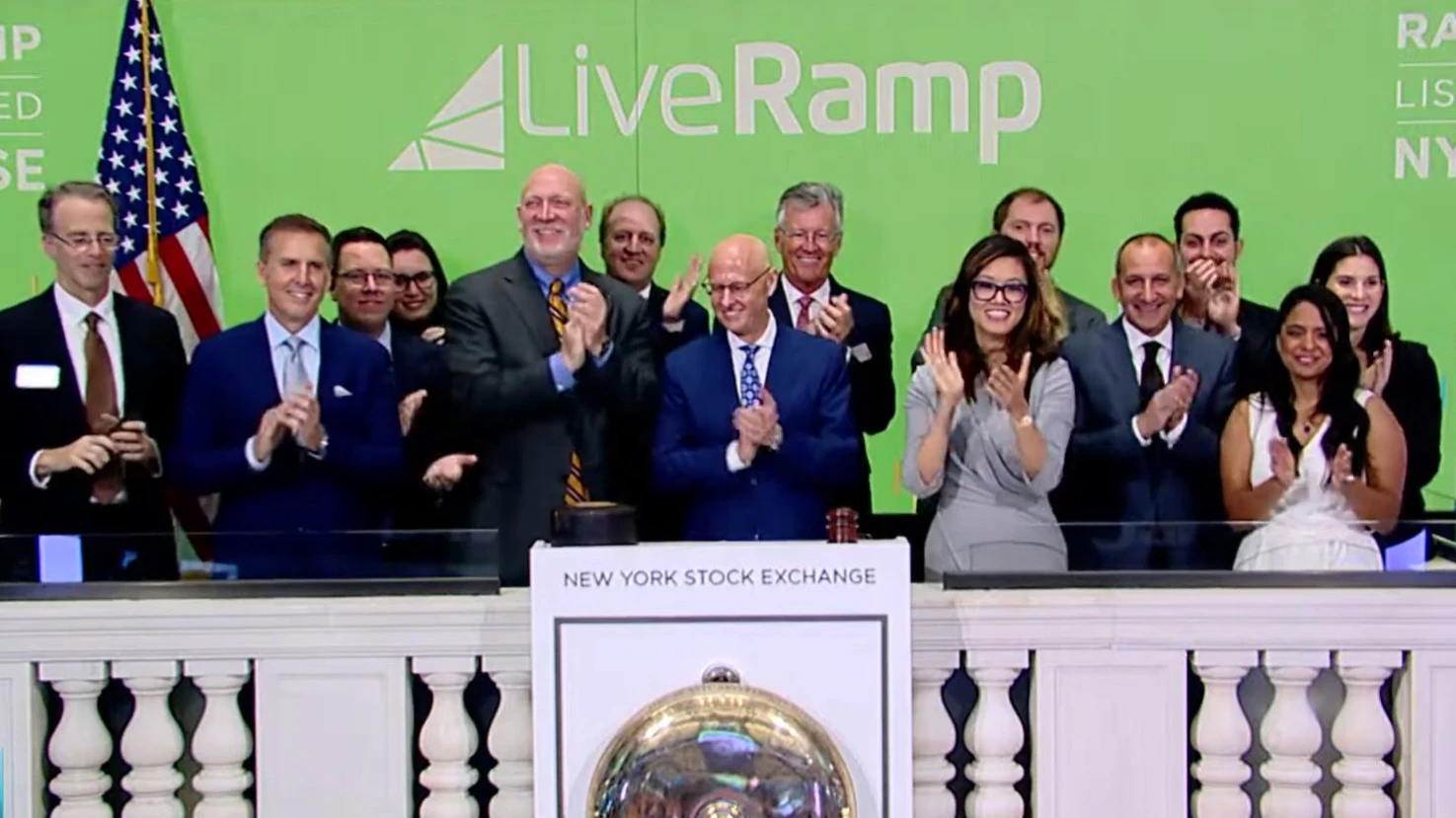 LiveRamp shares jumped amid information about the deal / Photo: YouTube / NYSE