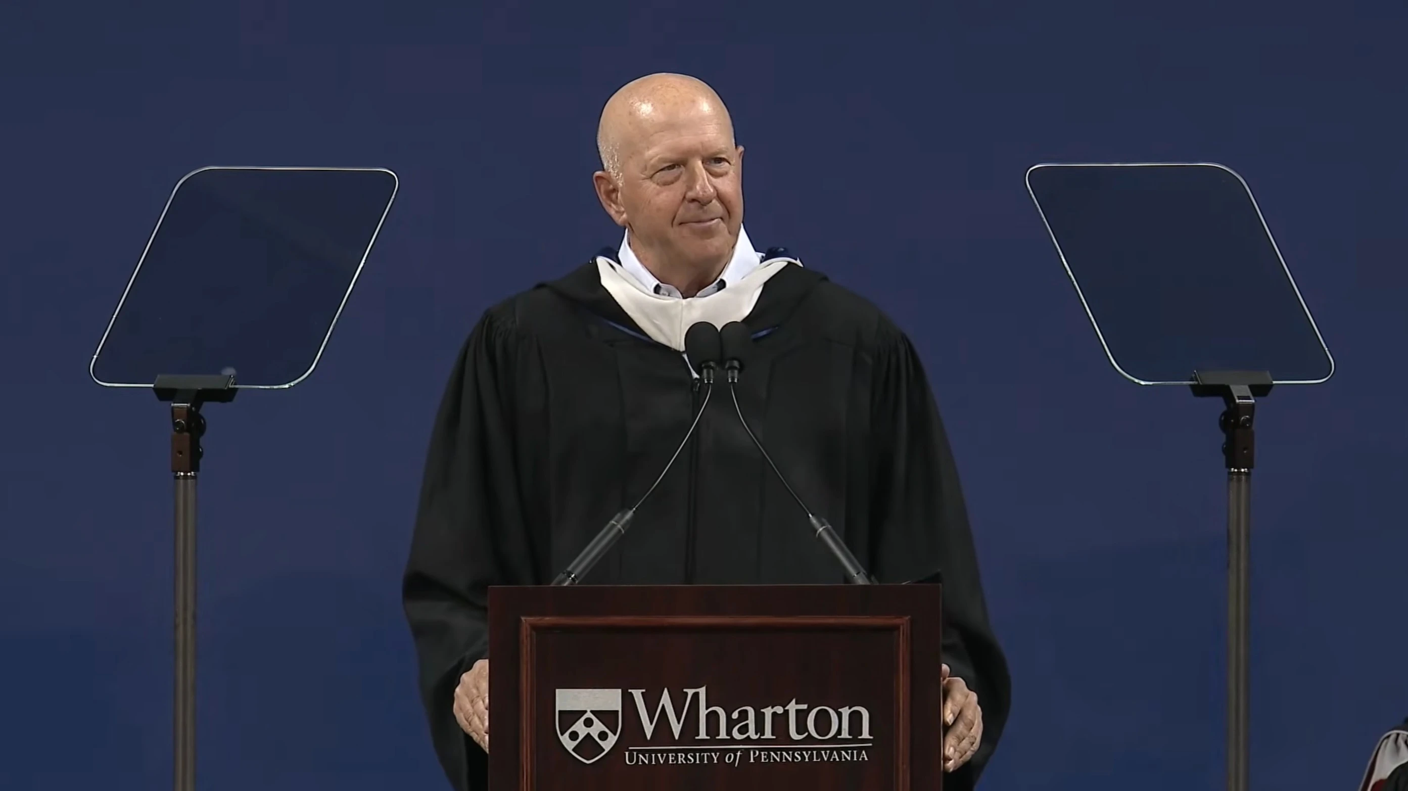 Goldman Sachs CEO gave a speech on how to build a career in a world where AI is already changing jobs / Photo: Youtube screenshot / Wharton School