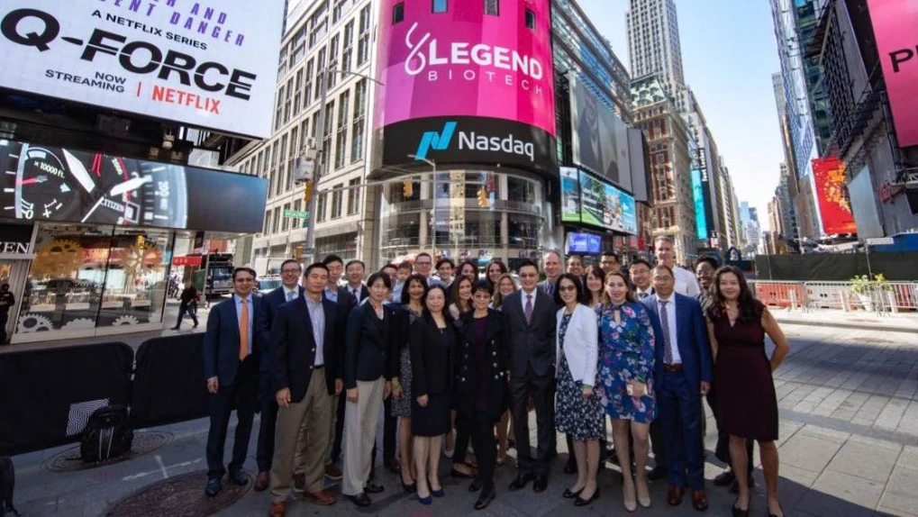 In April 2020, Legend raised $150 million from institutional investors, and by June it had gone public on Nasdaq / Photo: LinkedIn / Nasdaq