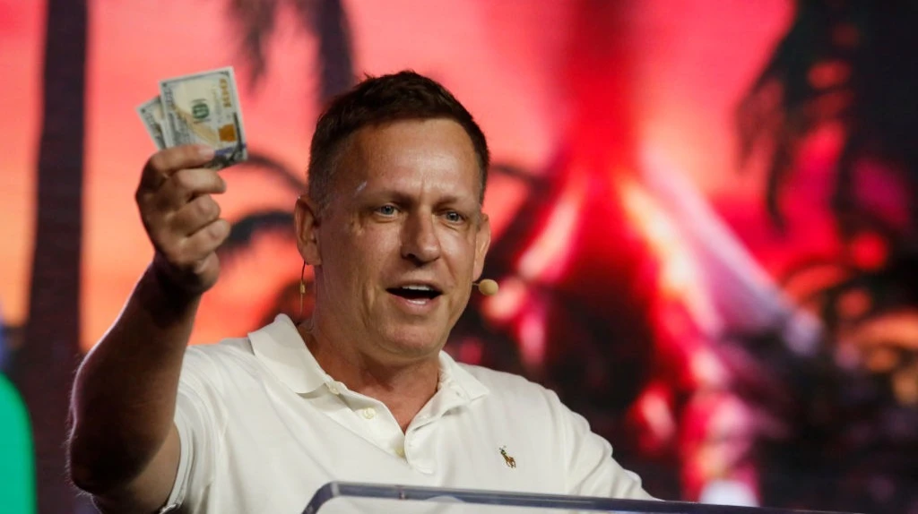 Peter Thiel is betting on rising demand for artificial intelligence power and investing in power grids and nuclear power plants / Photo by Marco Bello/Getty Images