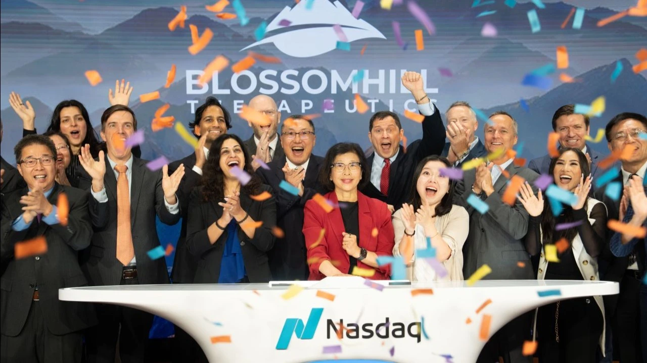 Shares of BlossomHill Therapeutics, a newcomer to the stock market, soared following the release of new clinical data / Photo: LinkedIn / Nasdaq Exchange