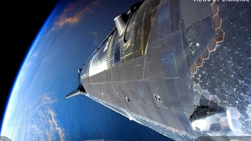 The landmark test flight of the Starship rocket ended early / Photo: X / SpaceX