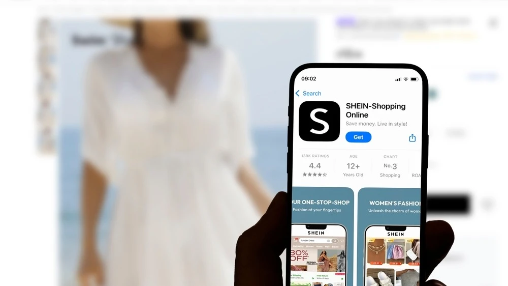 Shares of Shein, a Singapore-based online retailer of clothing and home goods, fell 14% during Tuesdays trading session. Photo: PhotoGranary02/Shutterstock