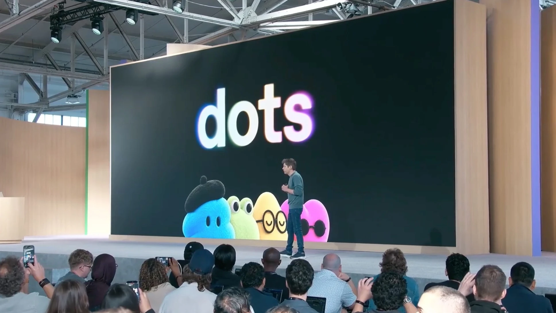 29 сентября глава OpenAI Сэм Альтман представил ИИ-агентов Dots. Ранее Meta запустила Muse. Фото: кадр с презентации OpenAI