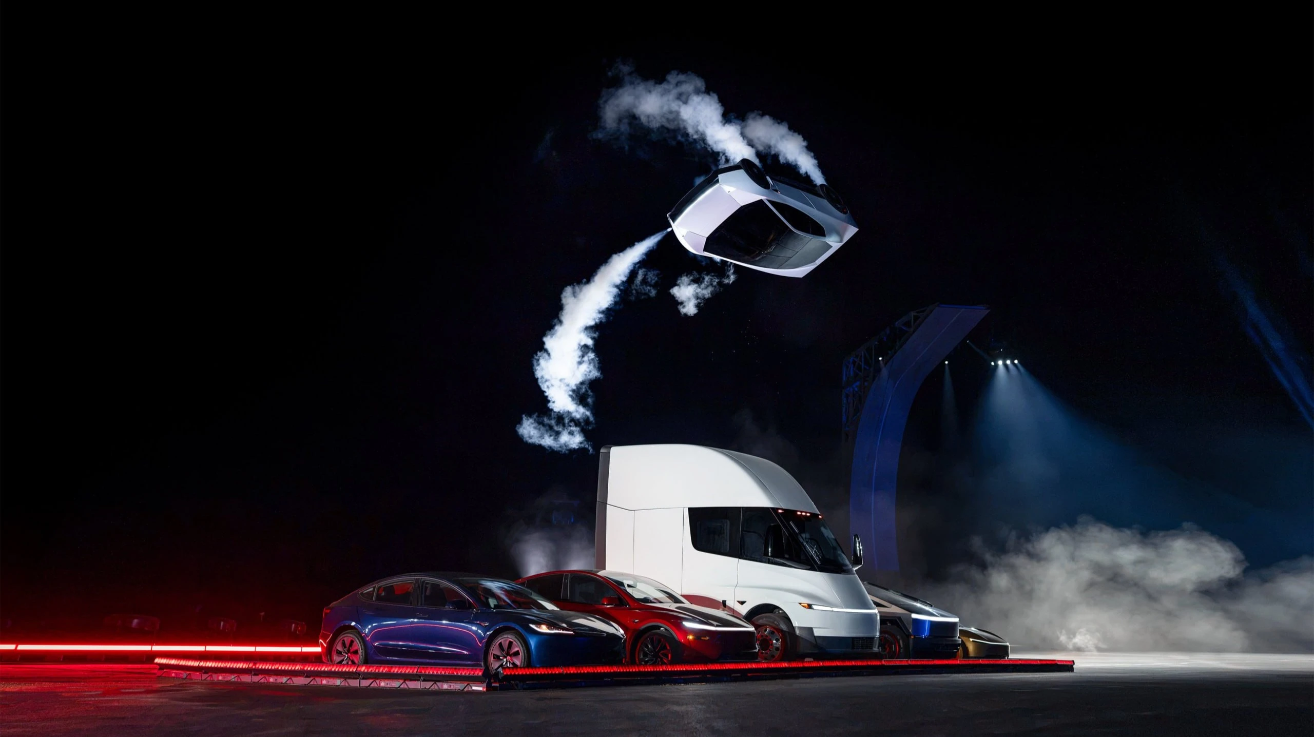 Tesla показала летающий автомобиль / Фото: Фото: X / Tesla