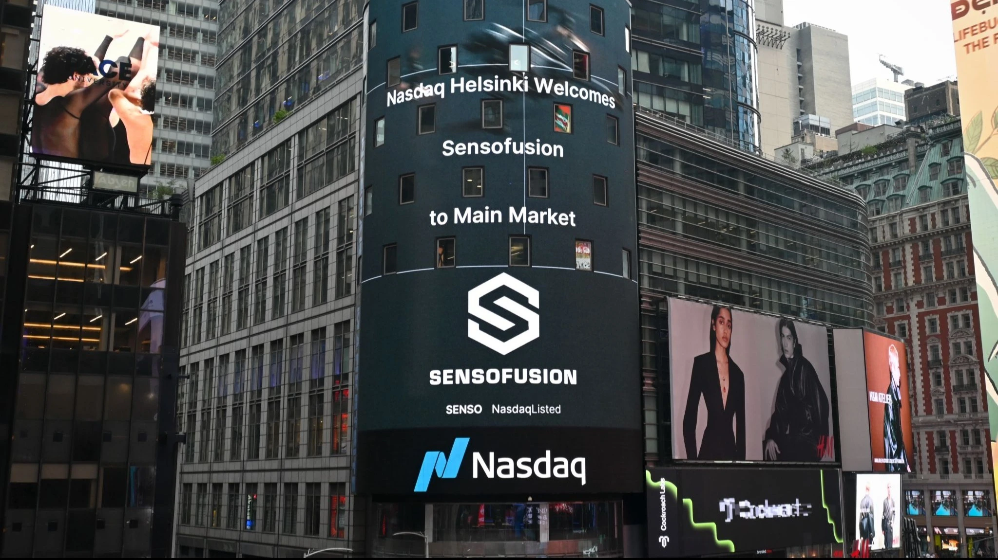 Trading in Sensofusion shares began on October 13 on Nasdaq Helsinki. The company says the IPO was oversubscribed several times over. Photo: LinkedIn / Sensofusion