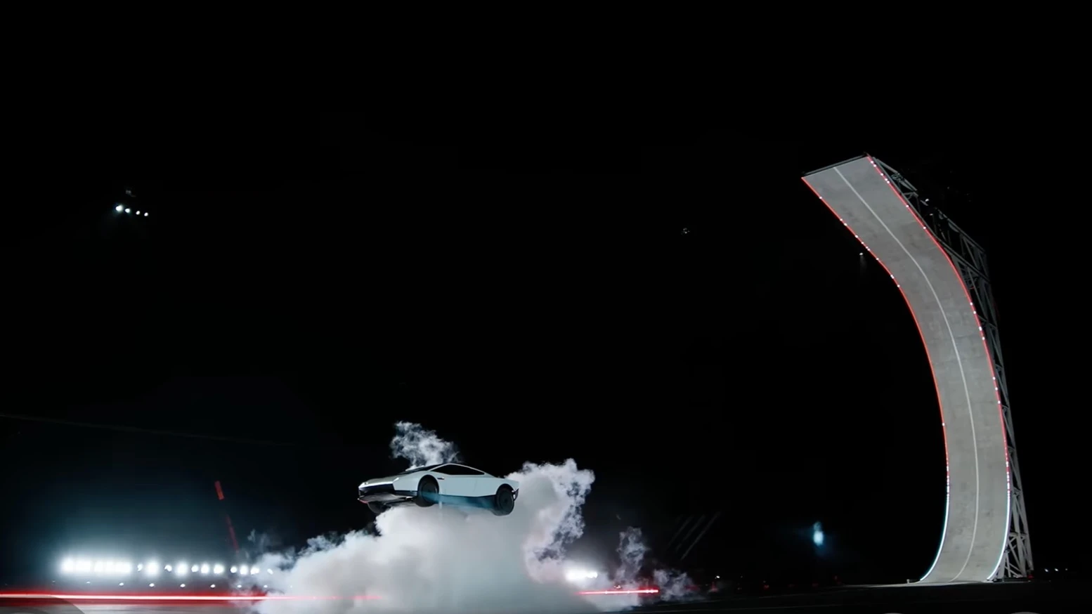 On October 15, Tesla held a presentation of the Roadster flying hypercar. Screenshot from the livestream on the companys official YouTube channel